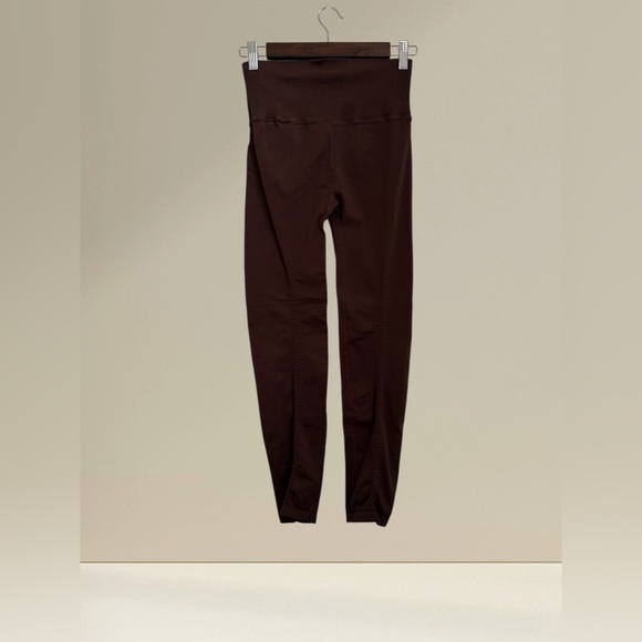 Free People Movement Women’s Midi Rise Brown Nylon Leggings Size M - Picture 3 of 9